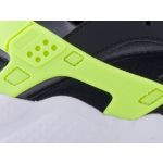 NIKE HUARACHE RUN fekete/neon fűzős futó sportcipő
