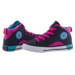 CONVERSE CHUCK TAYLOR ALL STAR szürke/lila/v.kék vászon fűzős magassz. cipő