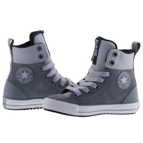 CONVERSE ALL STAR ASPHALT BOOT szürke magas filc béléses fűzős bakancs