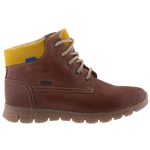 SIESTA-RICHTER fűzős barna/citrom RichTex VÍZÁLLÓ téli bakancs