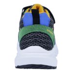 Siesta-Richter fekete-szürke színes mintás tépőzáras-gumifűzős vízálló (Sympatex) kisfiú cipő