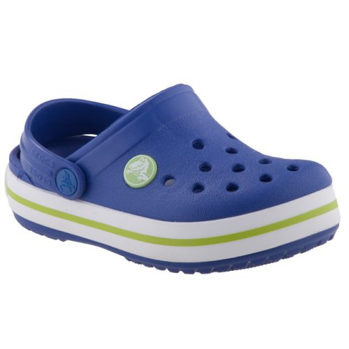 CROCS CROCBAND tengerkék/zöld gyerek papucs