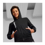 Puma Active Sports FZ fekete cipzáras kapucnis melegítőfelső
