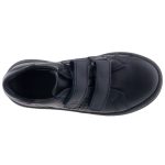 SIESTA-RICHTER sötétkék 2 tépős FitMi talpbetétes bőr félcipő