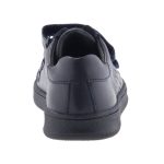 SIESTA-RICHTER sötétkék 2 tépős FitMi talpbetétes bőr félcipő