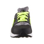 NIKE Huarache Run fekete-neonzöld fűzős futó sportcipő