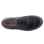 SIESTA-RICHTER fekete MATT CIRÁDA MINTÁS alkalmi cipő