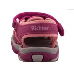 SIESTA RICHTER tépőzáras rózsa zárt orrú gyerek sportszandál