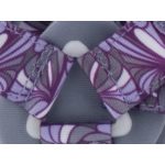 GEOX Borealis lila-szürke mintás 3 tápőzáras lélegző talpú lány szandál