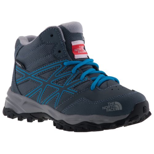 THE NORTH FACE Jr Hedgehog Hiker szürke/kék HydroSeal VÍZÁLLÓ bakancs