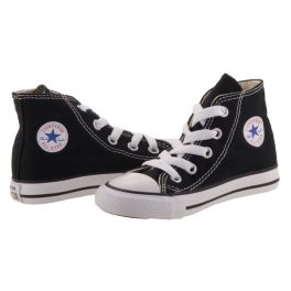 CONVERSE CHUCK TAYLOR ALL STAR fekete vászon magas fűzős cipő   CONVERSE CHUCK TAYLOR ALL STAR fekete vászon magas fűzős cipő