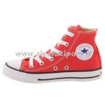 CONVERSE CHUCK TAYLOR ALL STAR piros vászon magas fűzős cipő