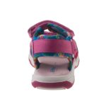 Siesta-Richter fukszia-szivárvány színű szívecskés 2 tépőzáras textil kislány szandál