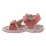 Siesta-Richter barack-szivárvány színű szívecskés 2 tépőzáras textil kislány szandál