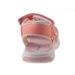 Siesta-Richter barack-szivárvány színű szívecskés 2 tépőzáras textil kislány szandál