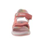 Siesta-Richter barack-szivárvány színű szívecskés 2 tépőzáras textil kislány szandál