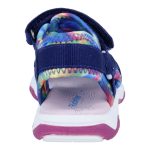 Siesta-Richter sötétkék szivárvány színű szívecskés 2 tépőzáras textil kislány szandál