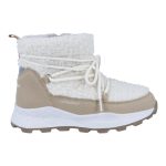 Siesta-Richter bézs-krém cipzáras-fűzős bundabéléses sympatex-vízálló textil kislány csizma