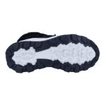 Siesta-Richter fekete cipzáras-fűzős bundabéléses sympatex-vízálló textil kislány csizma