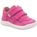 Superfit Whaley pink csillámos 2 tépőzáras bőr kislány gyerekcipő