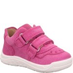 Superfit Whaley pink csillámos 2 tépőzáras bőr kislány gyerekcipő