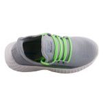 SIESTA-RICHTER világosszürke/neon zöld fűzős vászon sportcipő