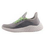 SIESTA-RICHTER világosszürke/neon zöld fűzős vászon sportcipő