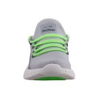 SIESTA-RICHTER világosszürke/neon zöld fűzős vászon sportcipő