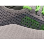 SIESTA-RICHTER világosszürke/neon zöld fűzős vászon sportcipő