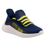 SIESTA-RICHTER sötétkék/neon sárga fűzős vászon sportcipő