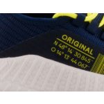 SIESTA-RICHTER sötétkék/neon sárga fűzős vászon sportcipő