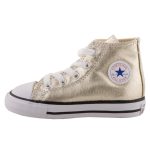 CONVERSE CHUCK TAYLOR ALL STAR arany metál magasszárú fűzős cipő