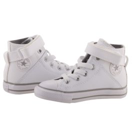 CONVERSE CHUCK TAYLOR ALL STAR BREA fehér magas szárú fűzős/tépős cipő   CONVERSE CHUCK TAYLOR ALL STAR BREA fehér magas szárú fűzős/tépős cipő