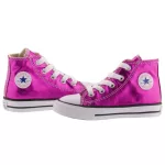CONVERSE CHUCK TAYLOR ALL STAR metál ciklámen magas fűzős cipő