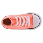 CONVERSE CHUCK TAYLOR neonnarancs fűzős magasszárú vászon cipő