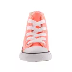 CONVERSE CHUCK TAYLOR neonnarancs fűzős magasszárú vászon cipő