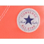 CONVERSE CHUCK TAYLOR neonnarancs fűzős magasszárú vászon cipő