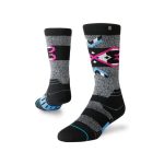 STANCE NORDIC MAZE Y fekete/kék/ciklámen sízokni