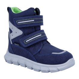 Siesta-Richter sötétkék-lime 2 tépőzáras szőrme béléses symatex (vízálló) LEDES velúrbőr-textil kisfiú csizma    Siesta-Richter sötétkék-lime 2 tépőzáras szőrme béléses symatex (vízálló) LEDES velúrbőr-textil kisfiú csizma