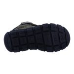 Siesta-Richter khaki zöld 2 tépőzáras bunda béléses sympatex (vízálló) bőr-textil fiú hótaposó