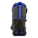 Siesta-Richter khaki zöld 2 tépőzáras bunda béléses sympatex (vízálló) bőr-textil fiú hótaposó