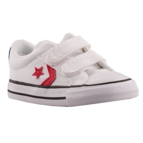 Converse STAR PLAYER fehér/piros két tépőzáras cipő (21-26)
