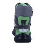 Siesta-Richter szürke-fekete-zöld 2 tépőzáras bunda béléses sympatex (vízálló) bőr-textil fiú hótaposó 