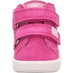 Superfit Supies pink-rózsaszín szivecskés 2 tépőzáras velúrbőr kislány gyerekcipő