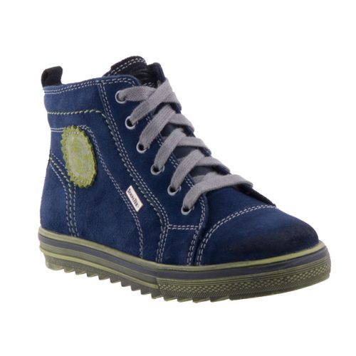 Siesta-Richter kék/zöld fűzős/cipzáras SympaTex Vízálló fiú téli cipő