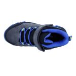 Siesta-Richter szürke-kék-fekete tépőzáras-gumifűzős meleg béléses vízálló (sympatex) bőr kisfiú bakancs