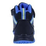 Siesta-Richter szürke-kék-fekete tépőzáras-gumifűzős meleg béléses vízálló (sympatex) bőr kisfiú bakancs