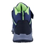 Siesta-Richter fekete-sötétkék-zöld tépőzáras-gumifűzős sympatex (vízálló) bőr fiú cipő