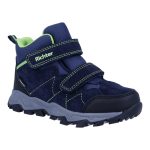 Siesta-Richter sötétkék-almazöld 2 tépőzáras meleg béléses vízálló (sympatex) bőr-textil kisfiú bakancs