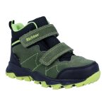 Siesta-Richter sötétzöld-fekete 2 tépőzáras sympatex (vízálló) bőr kisfiú cipő